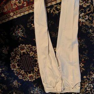Lands End White Jeans